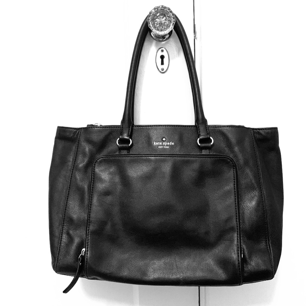 Kate Spade black totes, work purse fits laptop